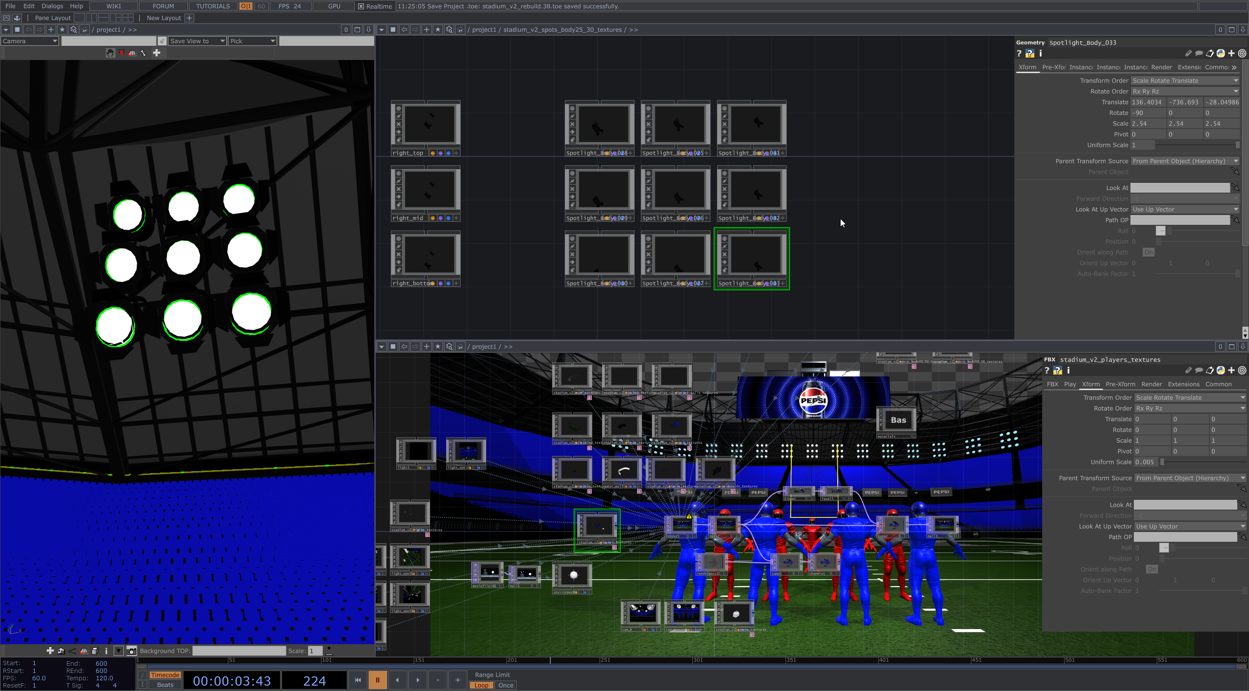 Quarterback Blitz system architecture