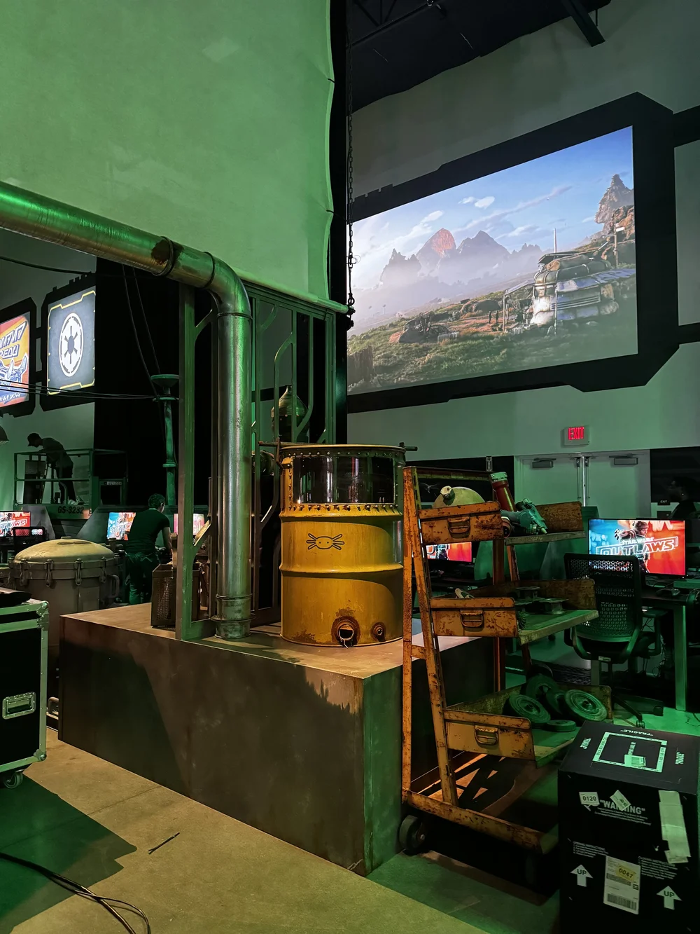 Star Wars Outlaws Projection Mapping